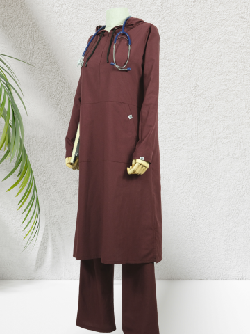 MİA BORDO TAKIM SCRUBS