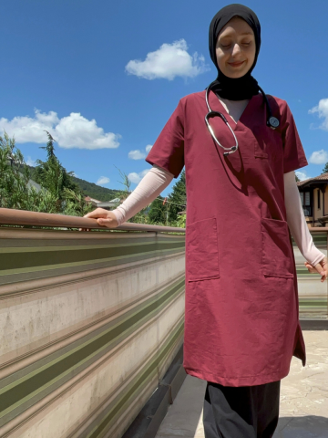 LİNA BORDO TAKIM SCRUBS