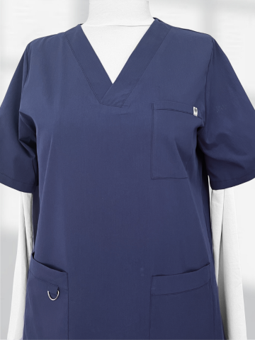 LİNA LACİVERT TEK ÜST SCRUBS