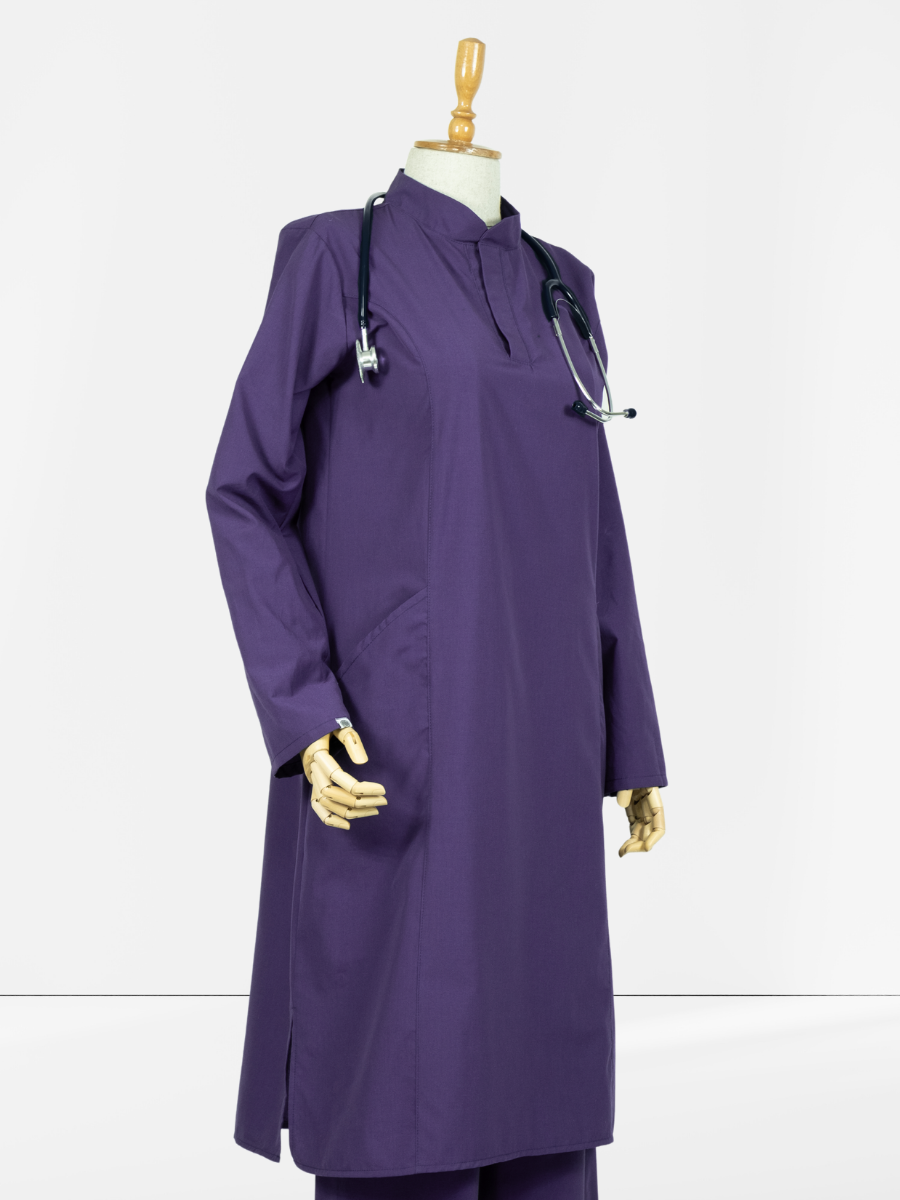 VERA LİKRALI MOR TAKIM SCRUBS