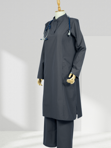 VERA LİKRALI FÜME TAKIM SCRUBS