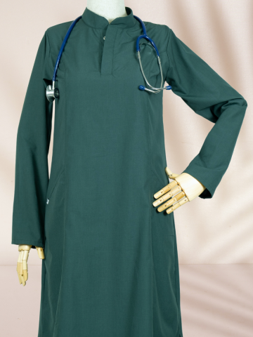 VERA LİKRALI AVCI YEŞİLİ TEK ÜST SCRUBS