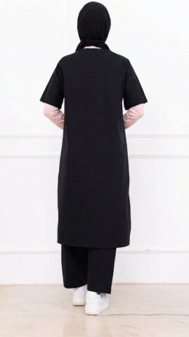 LİNA SİYAH TEK ÜST SCRUBS